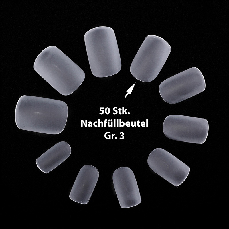 500 100 50 Nagel Tips Nail Art C Oval Stiletto Flexi Natur Weiß Klar Transparent